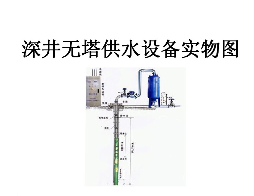 广元利州区井泵无塔式供水设备